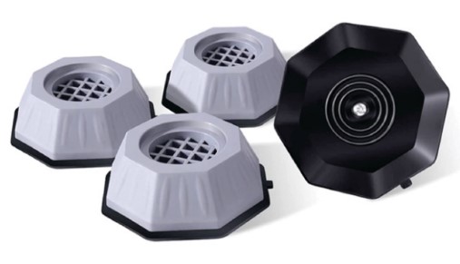 Hexa Washing Machine Stand Hexagonal Sturdy - High Load 250kg Anti-Vibration Plastic Steel Frame, Universal Washer Dryer Platform with Storage Space, Laundry Room Essential UAE Commercial Grade 